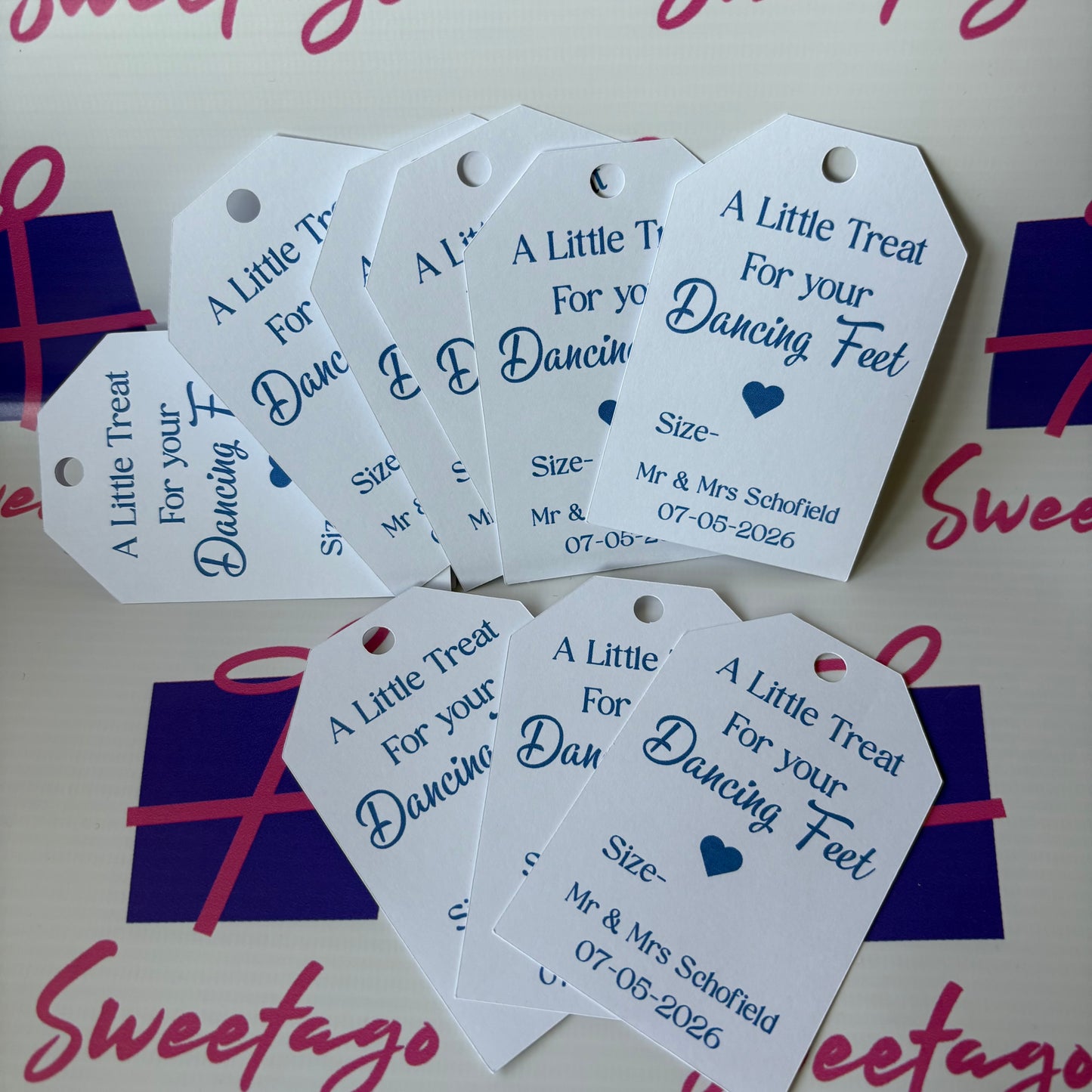 A little Treat for your Dancing Feet Labels