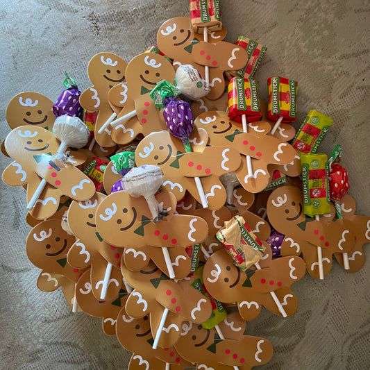 Gingerbread Lollipop Cards