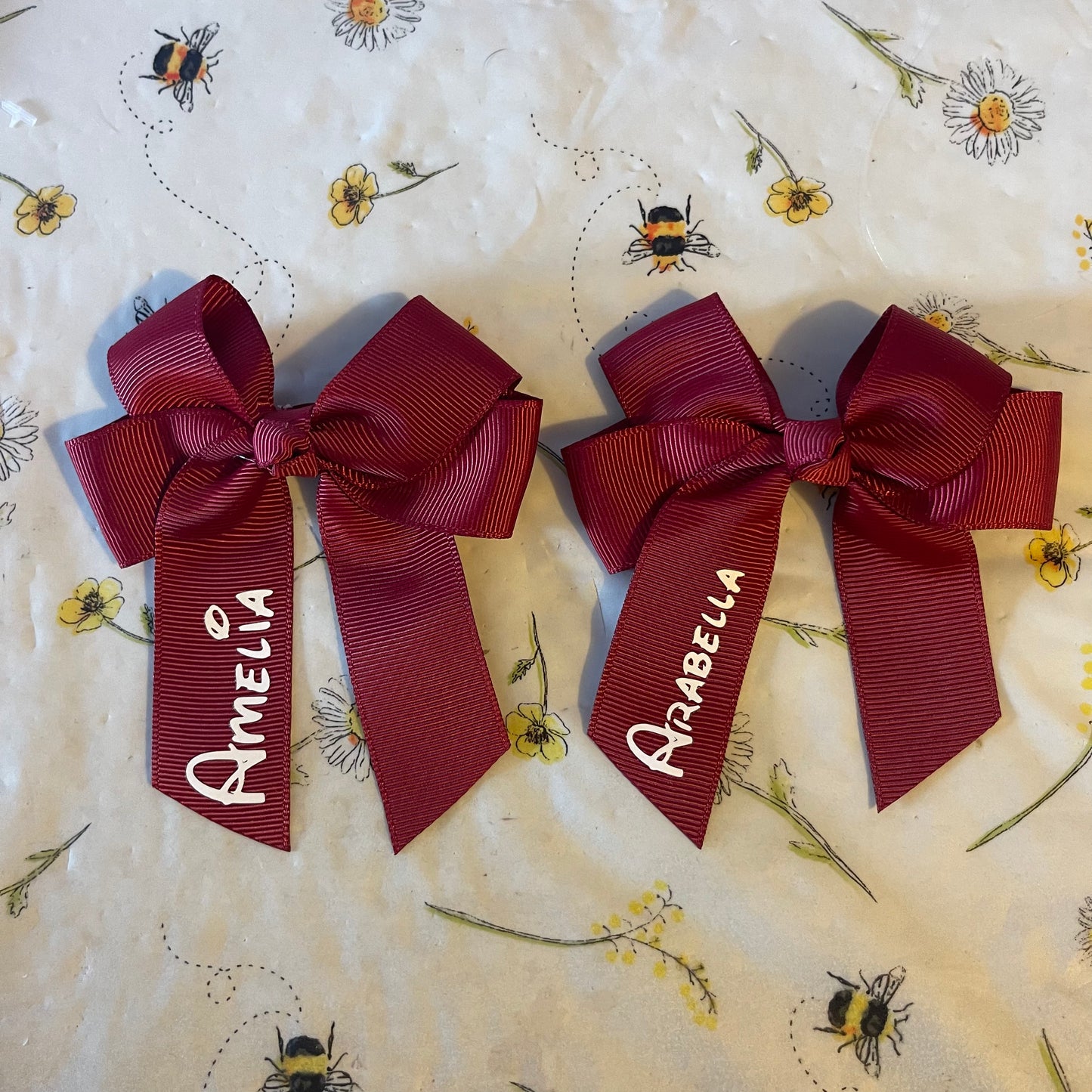 Maroon Hair Bow