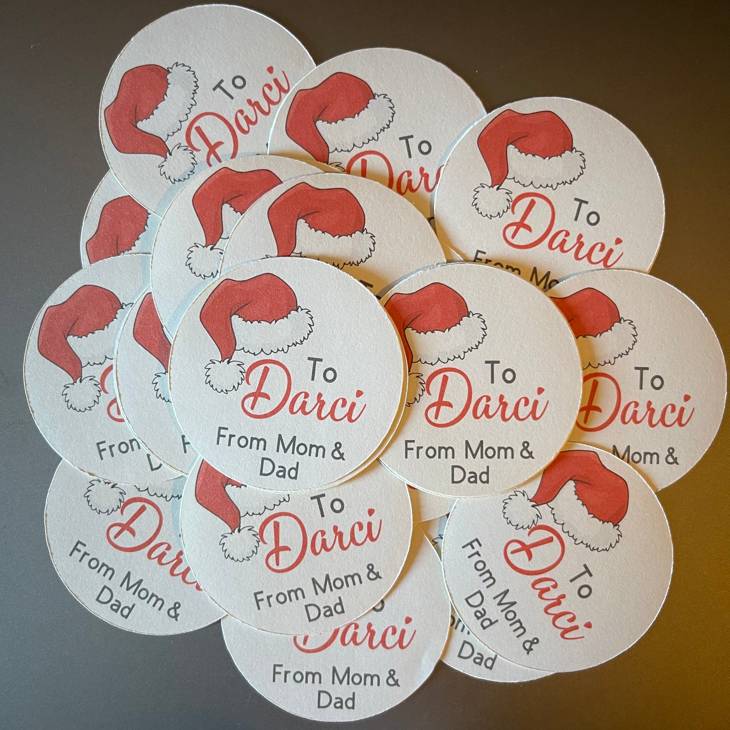 Christmas Hat Present Stickers