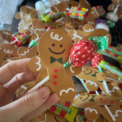 Gingerbread Lollipop Cards