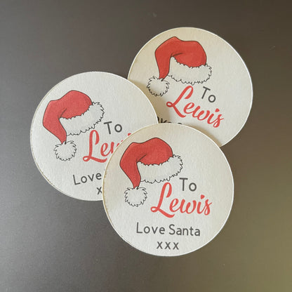 Christmas Hat Present Stickers