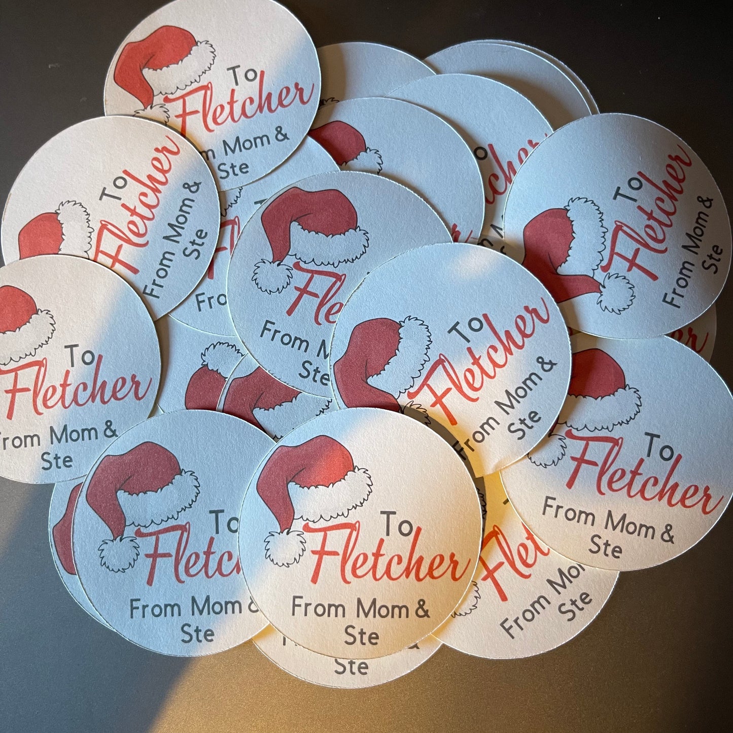 Christmas Hat Present Stickers