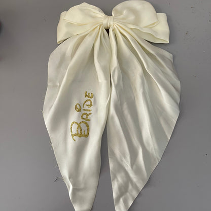 Large silk Hairbow