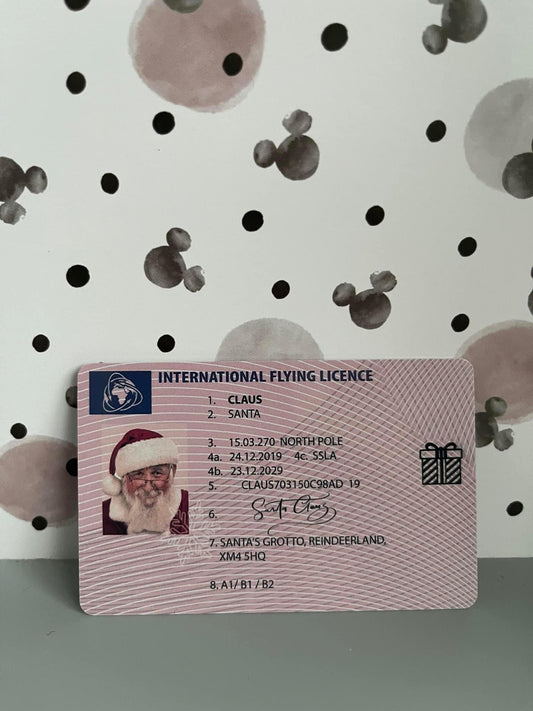 Santa Flying License