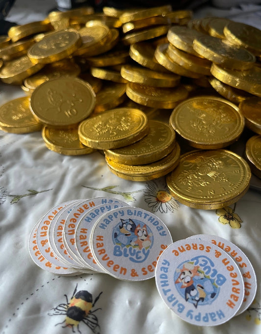 Bluey Chocolate Coins