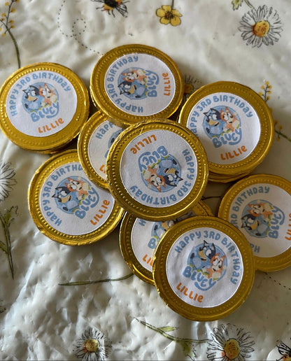 Bluey Chocolate Coins