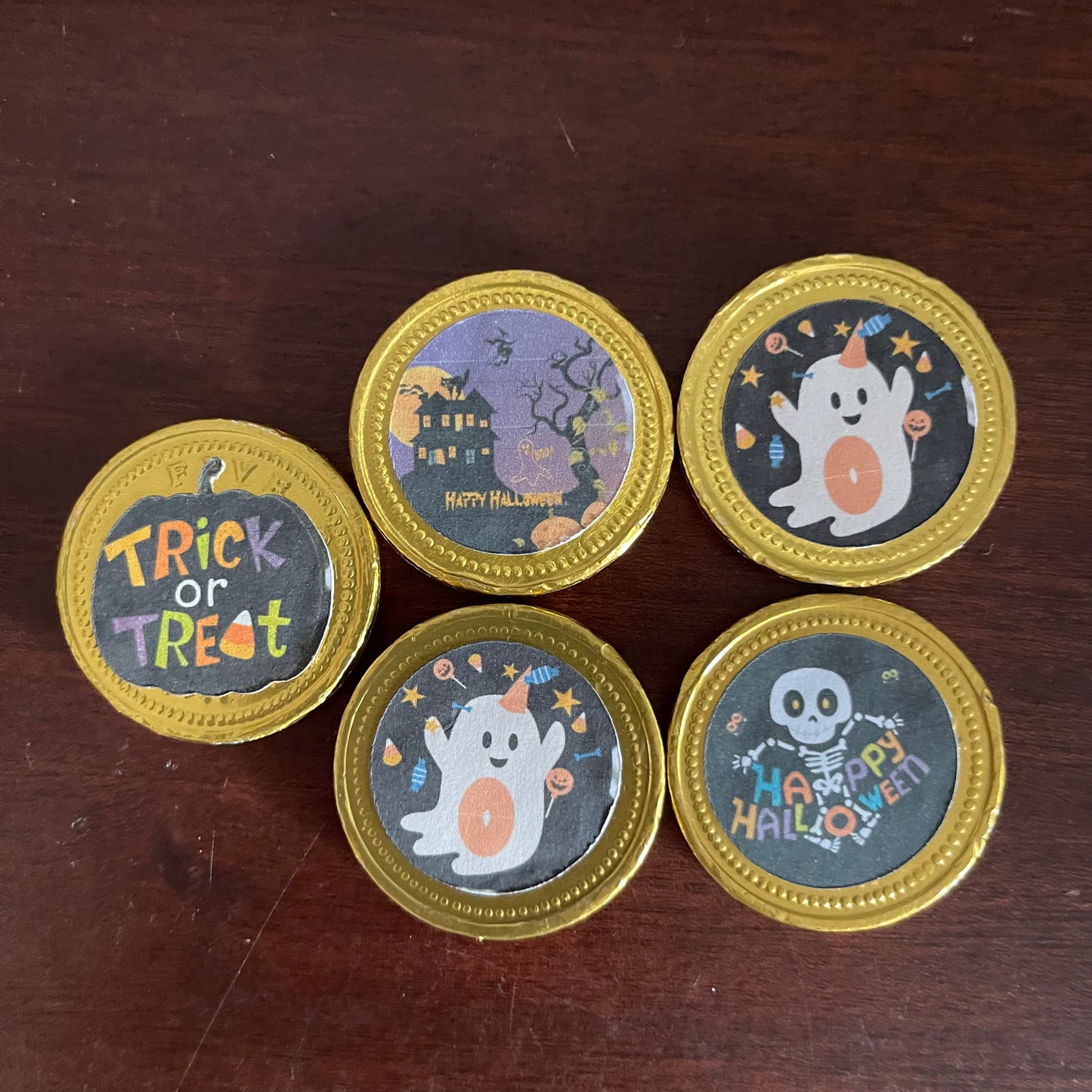 Halloween Chocolate Coins